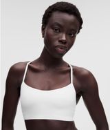 White Lululemon Flow Y Sports Bra Photo 0