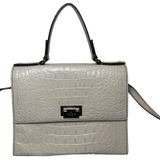 Kate Spade Doris Crocodile Embossed Leather Top‎ Handle Crossbody Bag Ivory Photo 0
