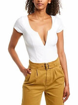 Free People Deep Conversation Bodysuit Photo 0