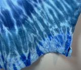 Victoria's Secret PINK Spell Out Varsity Hoodie Shirt Blue Tie Dye Jersey Medium Photo 0