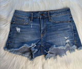 Abercrombie Distressed Y2K Denim Cut Offs Photo 0