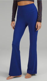 Lululemon Groove Nulu High-Rise Flared Pant Short in Psychic Photo 0
