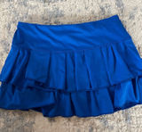 Lucky In Love Tennis Skirt Royal Blue Photo 0