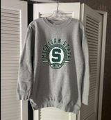 campus designs MSU grey crewneck Gray Size M Photo 0
