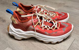 SOREL Kinetic Breakthru Sneakers Womens Red Mesh Lace Up‎ Chunky Sole Size 7.5 Photo 0