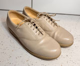 SAS Tripad Comfort Womens‎ 8.5 M Bone Beige Leather Oxford Walking Shoes Photo 0