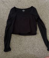 Hollister Square Neck Top Long Sleeve Photo 0