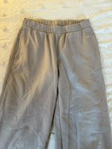 Hollister wide leg sweatpants taupe Photo 0