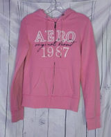 Aero Pink Y2K Coquette Loungewear Zip-Up Hoodie Photo 0