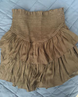Brown ruffle skirt Photo 0