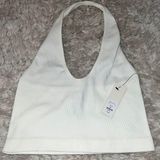 NWT ribbed halter top White Size M Photo 0