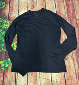 Figs Seamless Long Sleeve Black Crew Neck Shirt Size L Photo 0