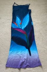 Floral dress Blue Size M Photo 0
