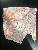 Floral Strapless Top Pink Photo 0