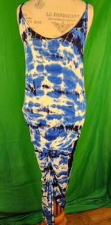 Young Fabulous‎ & Broke Womens Navy & Blue Shorebreak Kulani Dress Small Photo 0