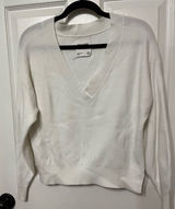 Abercrombie & Fitch v neck white sweater oversized size XS‎ Photo 0