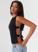 Peppermayo Cherish You Buckle Top Photo 0