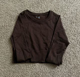 Brown Long Sleeve Aerie Top Photo 0