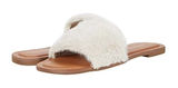NEW Jack Rogers Faux Fur Sabrina Slide TAN NATURAL SLIP ON SANDAL SIZE 9 Photo 0