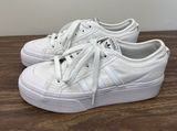Adidas Nizza Platform White Canvas Low Top Sneakers Women US 7.5 Photo 0