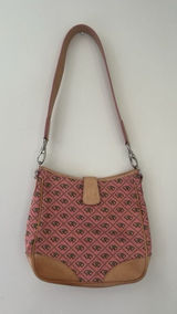 Dooney & Bourke Y2K Vintage Pink Monogram Messenger Shoulder Bag Purse Photo 0
