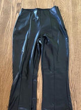 Abercrombie Leather Vegan Pants Flare Curve Love Photo 0