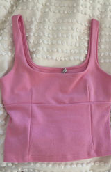 Zara Hot Pink Tank Top Photo 0