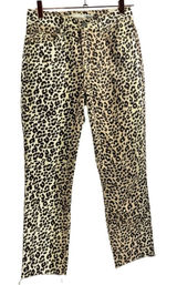 Lovers + Friends Logan Hi-Rise Tapered La Lita‎ Leopard Print Jeans 26 Photo 0