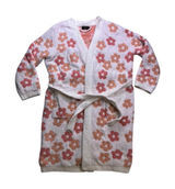 The Styled Collection Madi Nelson Robe Womens S/M‎ Pink Orange Flower Cozy Photo 0
