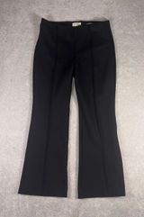 Maeve Anthropologie The Margot Kick-Flare Cropped Pants Black Women's Medium Photo 0