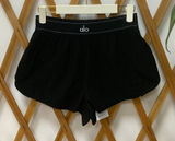 ALO YOGA Black Athletic Shorts, Size M Photo 0
