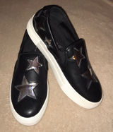 ✨Steven by Steve Madden Black Silver Star slip ons Photo 0