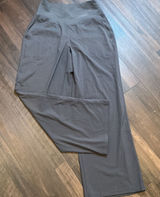 Halara Petite High Waisted Wide Leg Yoga Pants Gray Side Pockets Size M Petite Photo 0