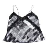 Victoria's Secret Black Satin Tank Top Size XL Sleep Cami Pajama Top Shirt Photo 0