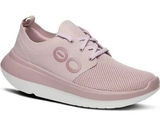 OOFOS OOmy Stride Recovery Sneakers Women Size 7 Stardust Pink Knit Photo 0