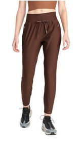 Old Navy Power Soft High Rise Joggers Brown Size XL Workout Athletic Gym Yoga Photo 0