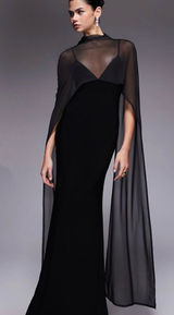 ASOS black long dress  Photo 0