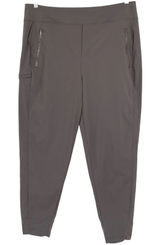 Athleta Womens Brooklyn Pants 16 Taupe Utility Travel Zip Pocket Stretch‎ SP24 Photo 0