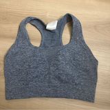 Buffbunny Collection Sports Bra‎ Blue M Womens Racerback Seamless Athletic Gym Photo 0