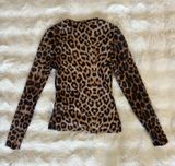 Mesh cheetah Top Brown Photo 0