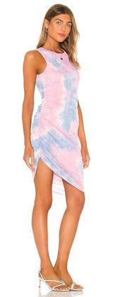 Lovers + Friends EVA Ruched DRESS Photo 0