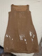 Abercrombie Square Neck Sequin Dress Photo 0