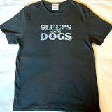 Barkology gray “Sleeps with Dogs” T-shirt size M Photo 0