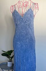 Blue Sleeveless Maxi Dress Photo 0