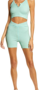 Free People FP Movement‎ Free Throw Short in Turquoise Mint XS NWT Photo 0