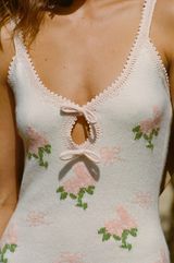 Love Shack Fancy Dress Floral Mini Pink Photo 0