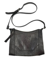 Frye Melissa Leather Crossbody Bag‎ Adjustable Strap Zip Antique Metal Hardware Photo 0