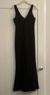 Show Me Your MuMu Black Sleeveless V-Neck Maxi Dress Photo 0