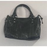 Frye Melissa Double Handle Leather Satchel Women's purse bag smoky grey Photo 0