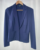 Lauren Ralph Lauren One Button Blazer Jacket in Navy Size Small‎ Photo 0